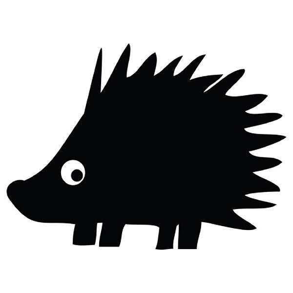 Hedgehog Chalkboard Sticker Additional 2