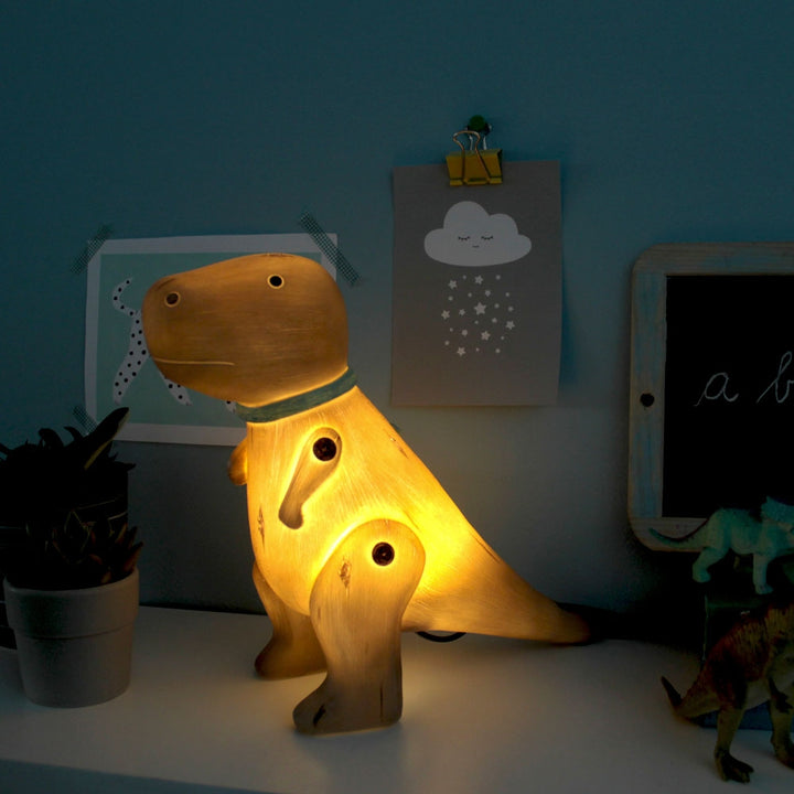 T-Rex Wood Effect Dino Lamp [D] Additional 3