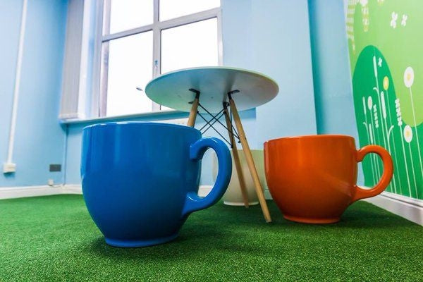 Tea Cup Stool - Light Blue Additional 3