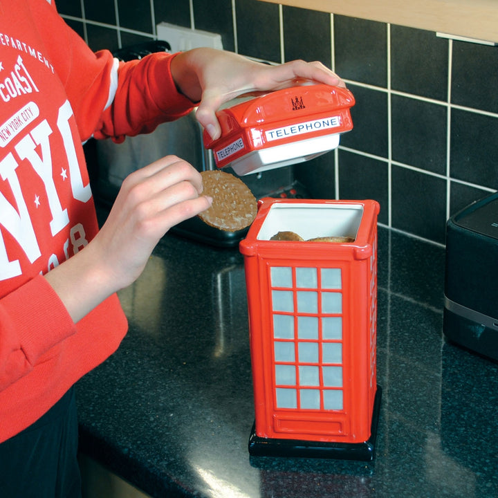 Telephone Box Cookie Jar Additional 2
