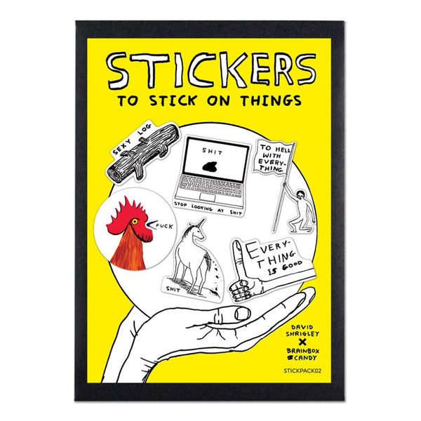 David Shrigley Vinyl Stickers Vol 2