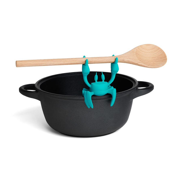 Crabby Spoon Holder - Aqua