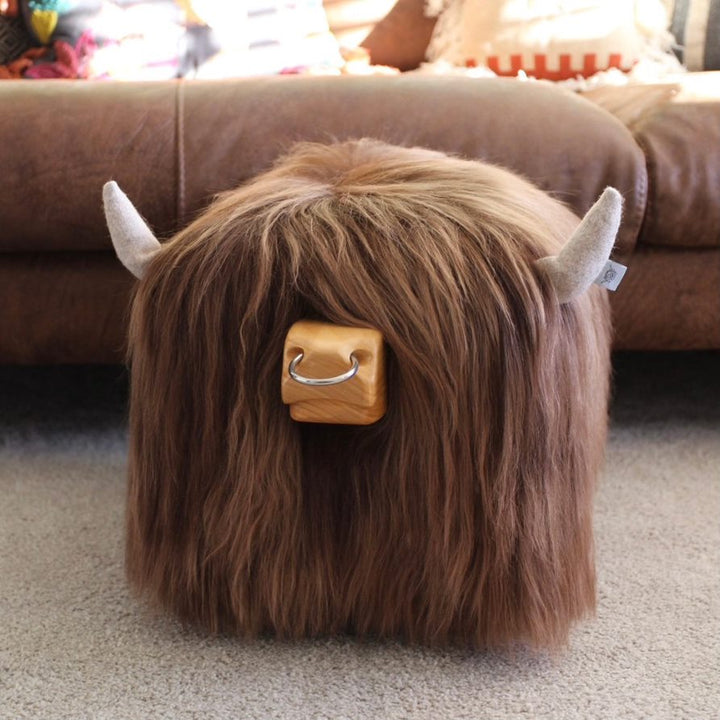 Ashford the Highland Bull Footstool Additional 2