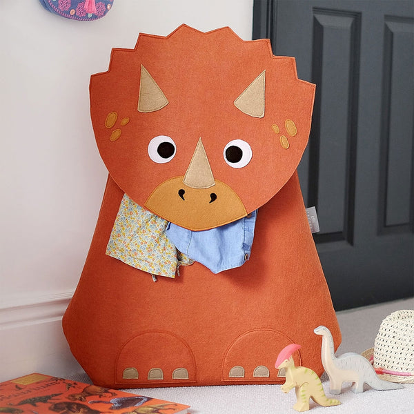 Troy the Triceratops Laundry Basket
