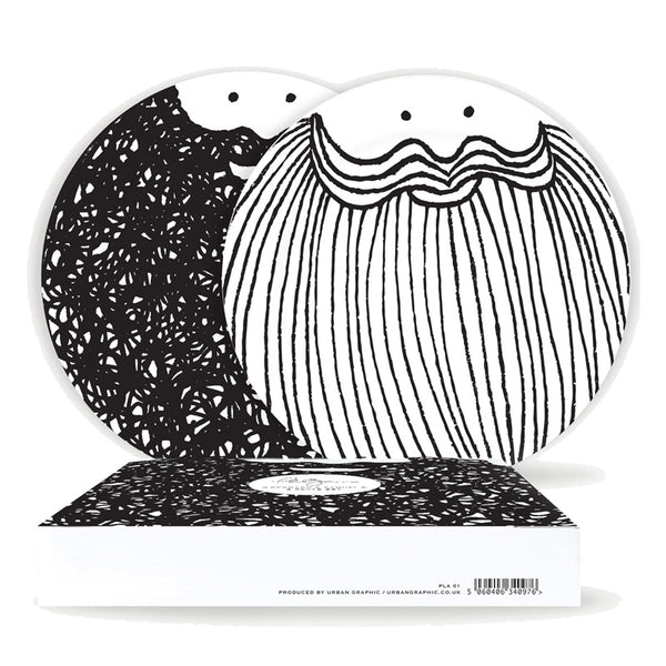 Bernard & Samuel Beard Plate Set