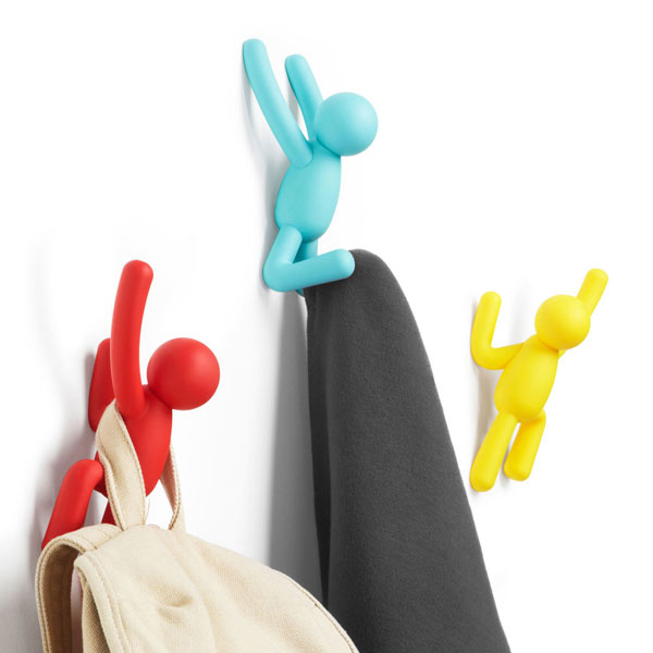 Umbra Buddy Hooks - Assorted Colours [D] Additional 2