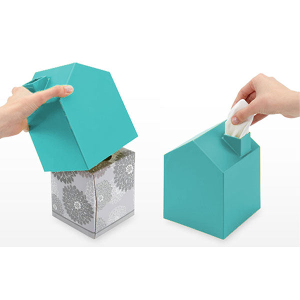 Umbra Casa Tissue Box Cover - White Additional 3