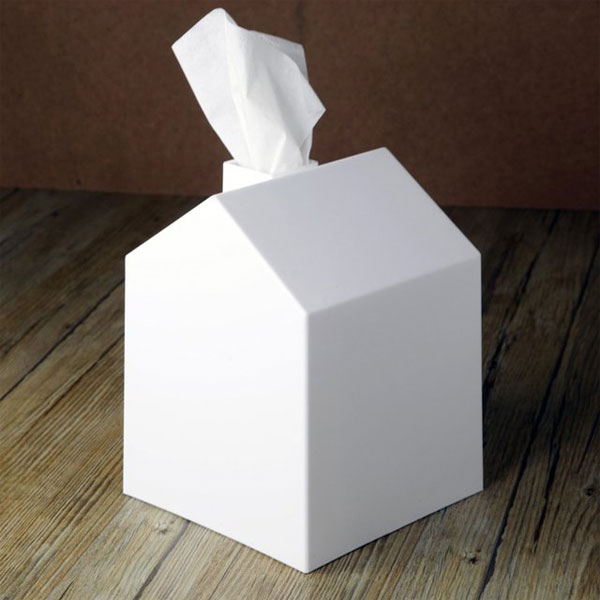 Umbra Casa Tissue Box Cover - White Additional 2