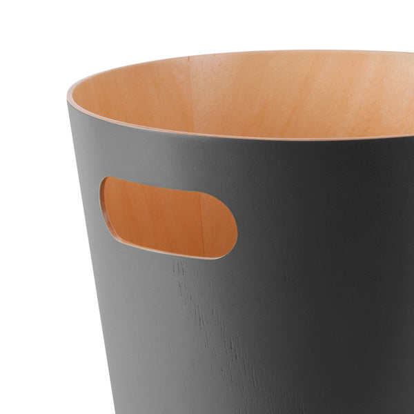 Umbra Woodrow Waste Bin - Charcoal Additional 2
