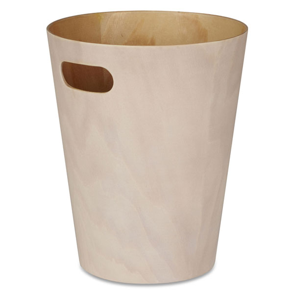 Umbra Woodrow Waste Bin - White Additional 3
