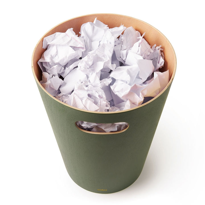 Umbra Woodrow Waste Bin - Spruce Green Additional 2