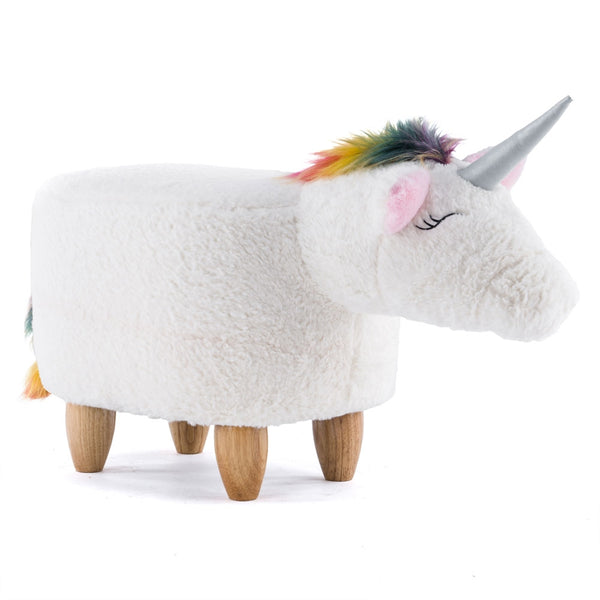 Usain the Unicorn Footstool Red Candy