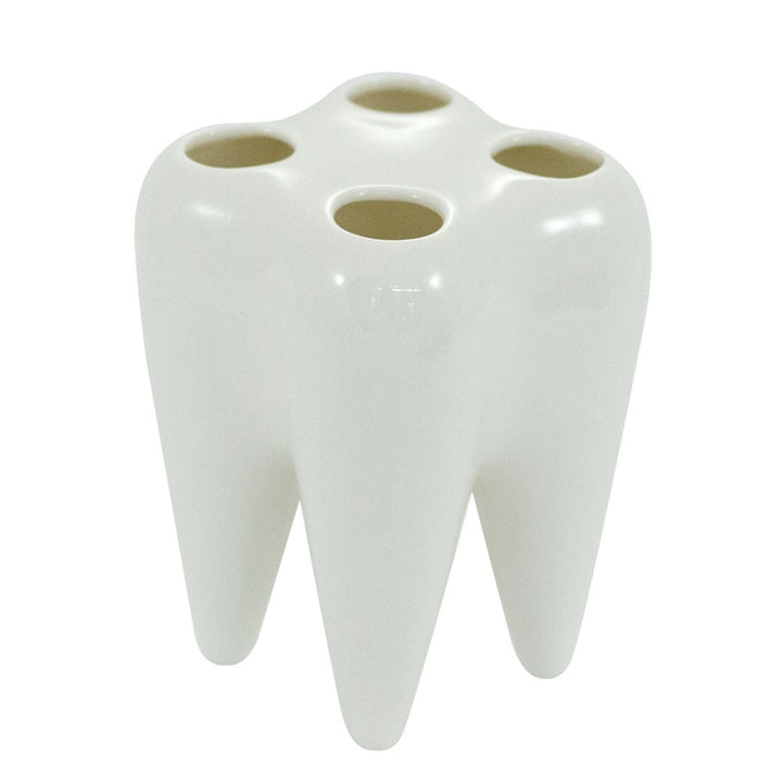 White Tooth Toothbrush Holder Additional 3