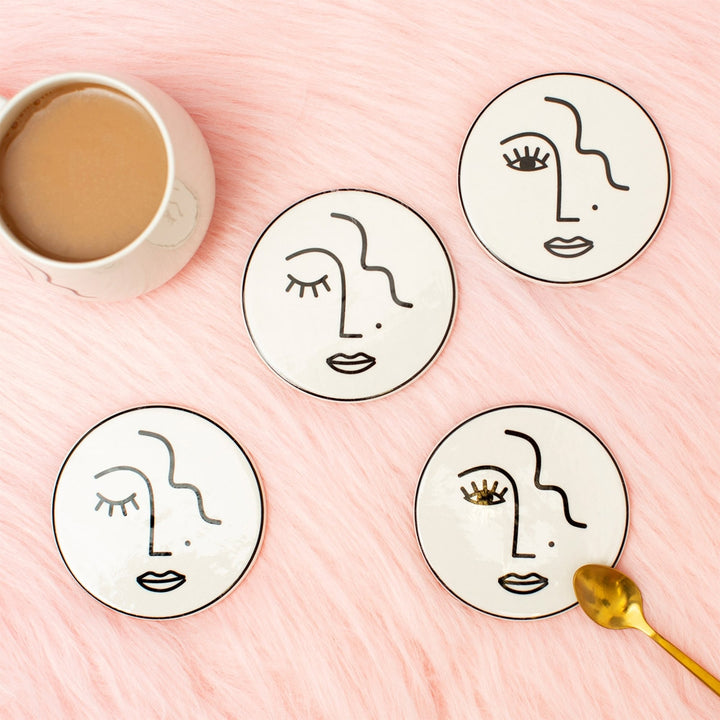 Winky Woman Coasters [D] Additional 2