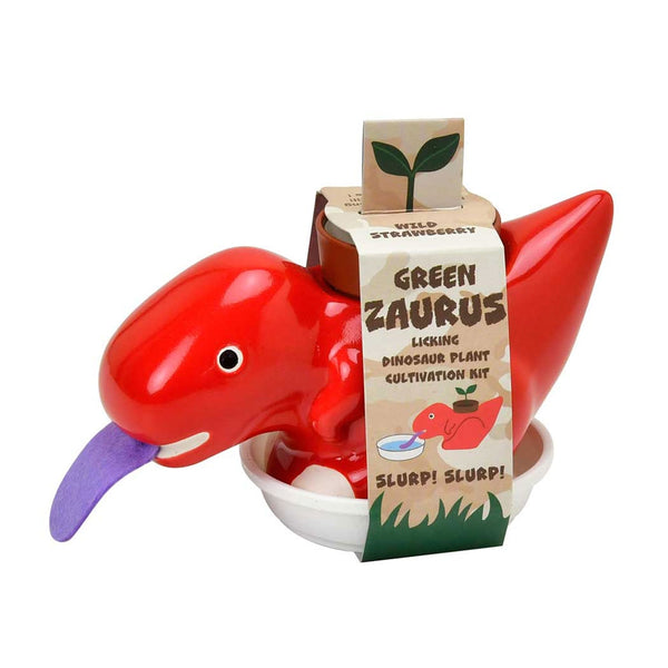 Zaurus Licking Dinosaur Plant (Wild Strawberry Red)