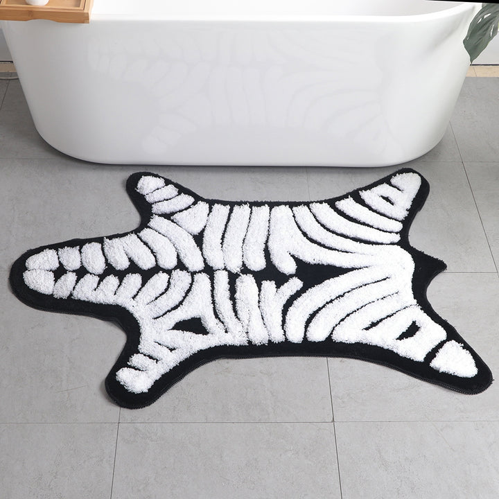 Zebra Bath Mat Additional 3