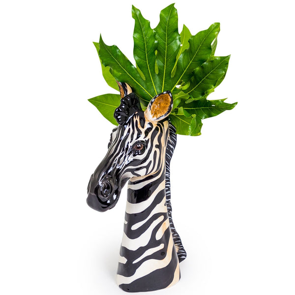 Zeke the Zebra Vase